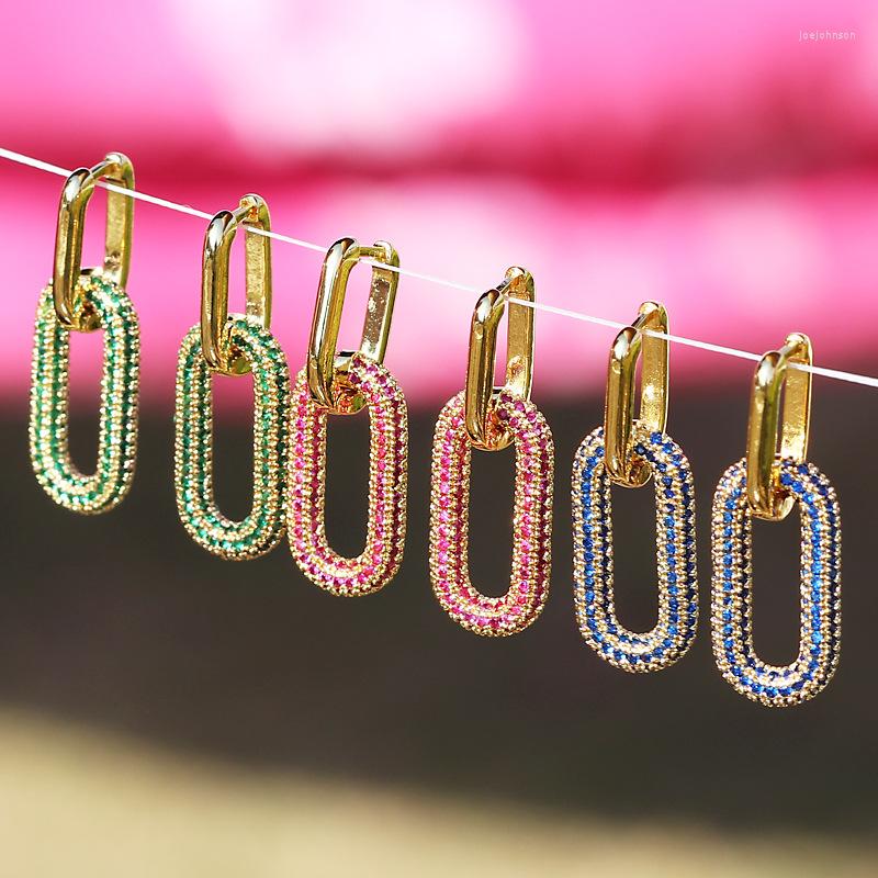 Hoop Earrings Fashion Copper Gold-plated Zircon Geometric Hollow Out Personality Long Square Ear Buckle Ins Wind Female Accessories
Hoop Earrings Fashion Copper Gold-plated Zircon Geometric Hollow Out Personality Long Square Ear Buckle Ins Wind Female Accessories