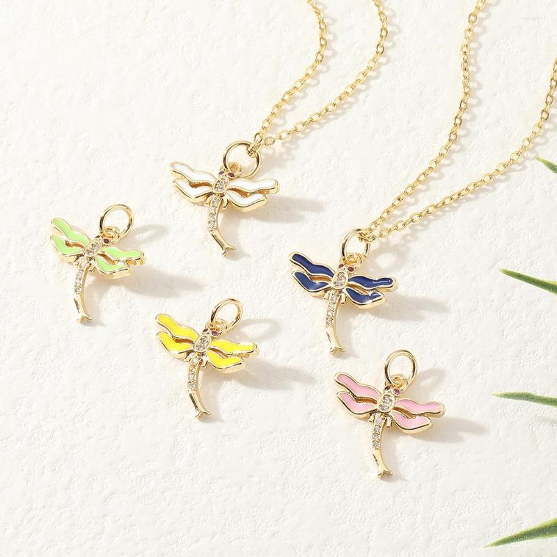 Pendant Necklaces Fashion Copper Inlaid Zircon Women's Jewelry Dragonfly Small Fresh Sweet And Lovely Necklace Party Holiday Gift
Pendant Necklaces Fashion Copper Inlaid Zircon Women's Jewelry Dragonfly Small Fresh Sweet And Lovely Necklace Party Holiday Gift