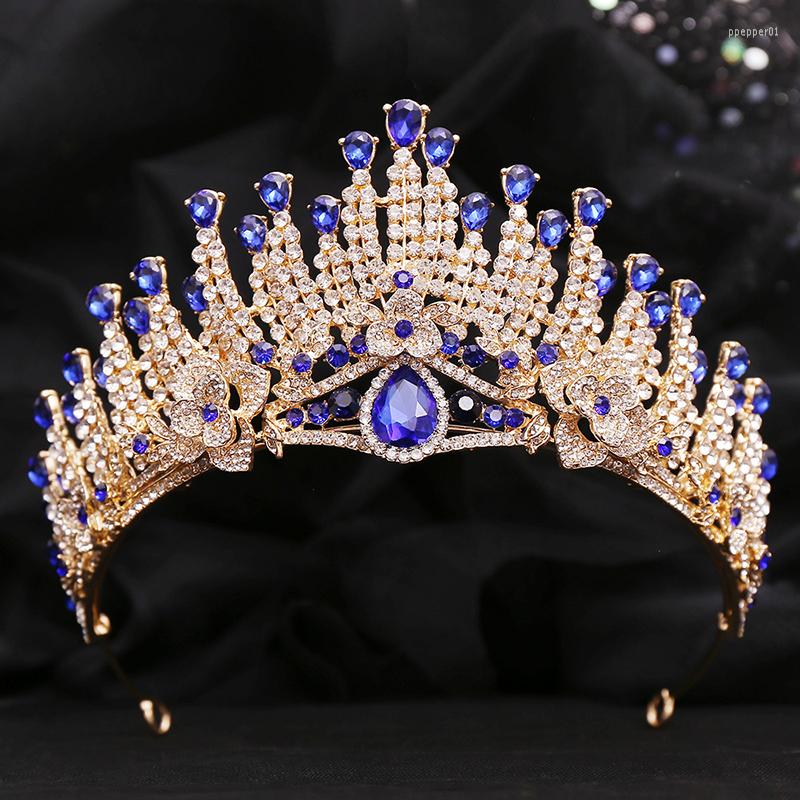Hair Clips Gorgeous Crystal Flower Tiaras Royal Queen Bridal Crown For Wedding Dress Jewelry Costume Accessories
Hair Clips Gorgeous Crystal Flower Tiaras Royal Queen Bridal Crown For Wedding Dress Jewelry Costume Accessories