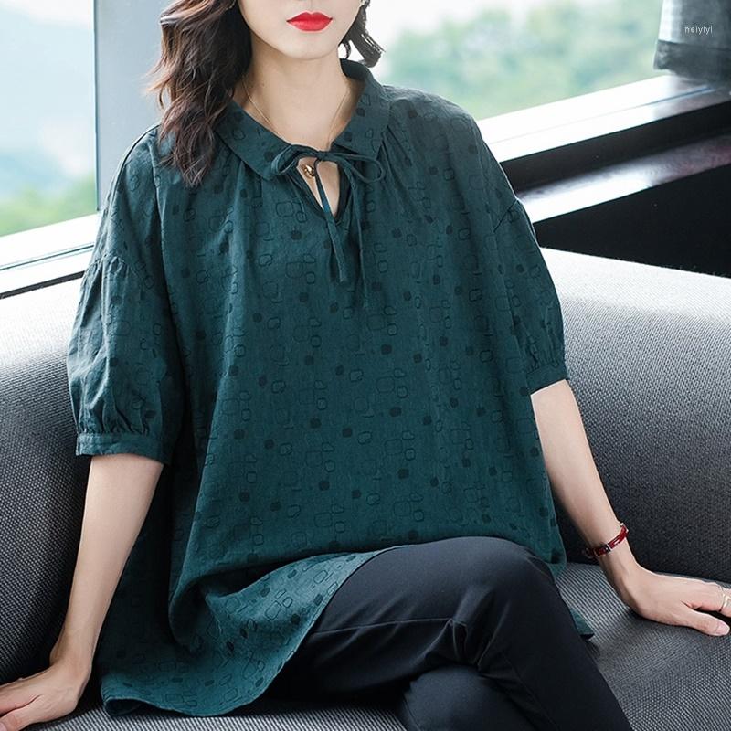 Ethnic Clothing Chinese Style Shirts Short Sleeve Blouse Women 2023 Summer Lace Up Loose Casual Vintage Cotton Soft Tops 10590
Ethnic Clothing Chinese Style Shirts Short Sleeve Blouse Women 2023 Summer Lace Up Loose Casual Vintage Cotton Soft Tops 10590