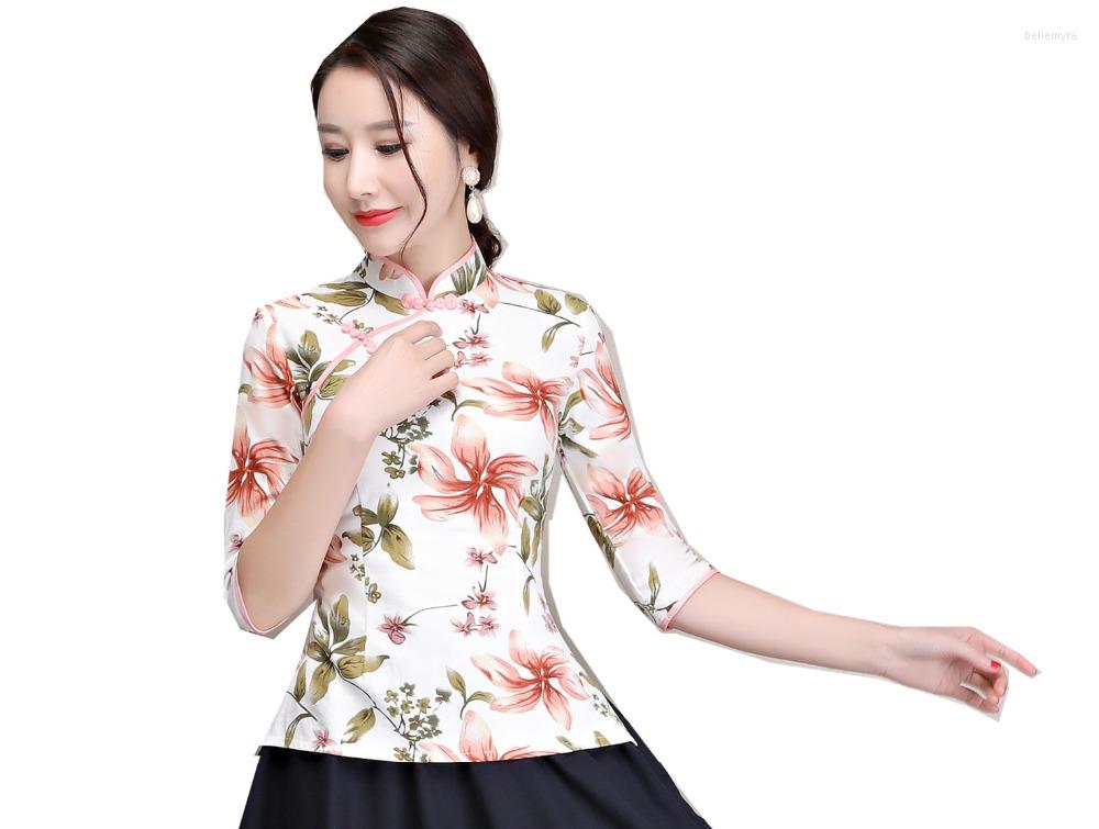 Ethnic Clothing Shanghai Story Half Sleeve Chinese Traditional Women's Top Blend Linen Blouse Qipao Shirt
Ethnic Clothing Shanghai Story Half Sleeve Chinese Traditional Women's Top Blend Linen Blouse Qipao Shirt