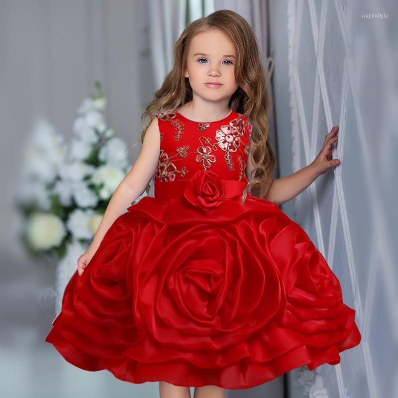 Girl Dresses Happy Year Girls Red Flower Wedding Christmas For Kids Tutu Birthday Party Dress Big Elegant Formal Gown, White
Girl Dresses Happy Year Girls Red Flower Wedding Christmas For Kids Tutu Birthday Party Dress Big Elegant Formal Gown, White