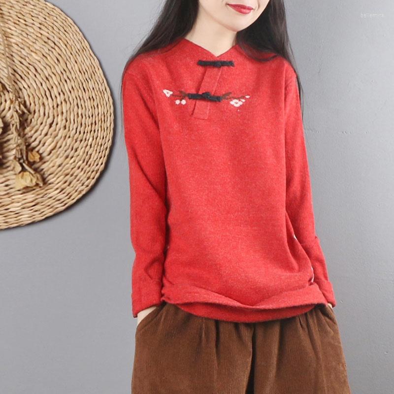 Ethnic Clothing Traditional Chinese Style Women Blouses 2023 Autumn Winter Cheongsam Sweater Simple Ladies Tops FF3028
Ethnic Clothing Traditional Chinese Style Women Blouses 2023 Autumn Winter Cheongsam Sweater Simple Ladies Tops FF3028