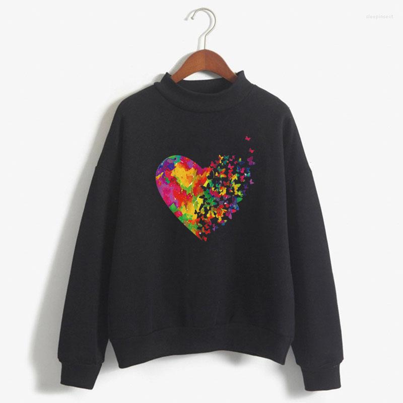 Women's Hoodies Cartoon Butterfly Floral Elegant Print Women Sweatshirt Korean O-neck Knitted Pullover Thick Autumn Candy Color Lady, 16
Women's Hoodies Cartoon Butterfly Floral Elegant Print Women Sweatshirt Korean O-neck Knitted Pullover Thick Autumn Candy Color Lady, 16