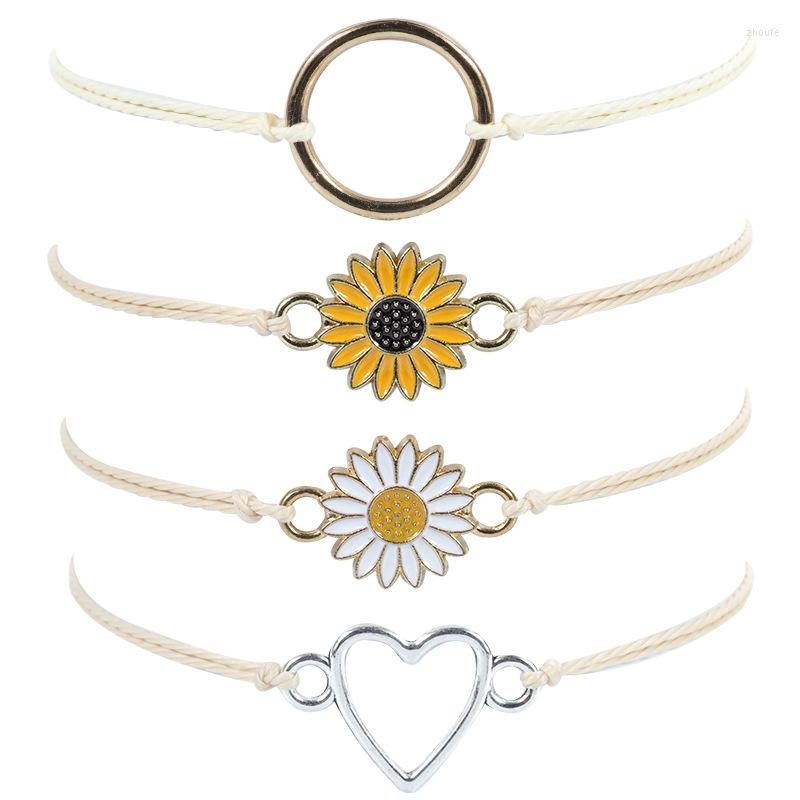 Charm Bracelets 1Set Fashion Sun Moon Star Boho Vintage Seashell Handmade Adjustable Bracelet Beach Jewelry For Women
Charm Bracelets 1Set Fashion Sun Moon Star Boho Vintage Seashell Handmade Adjustable Bracelet Beach Jewelry For Women