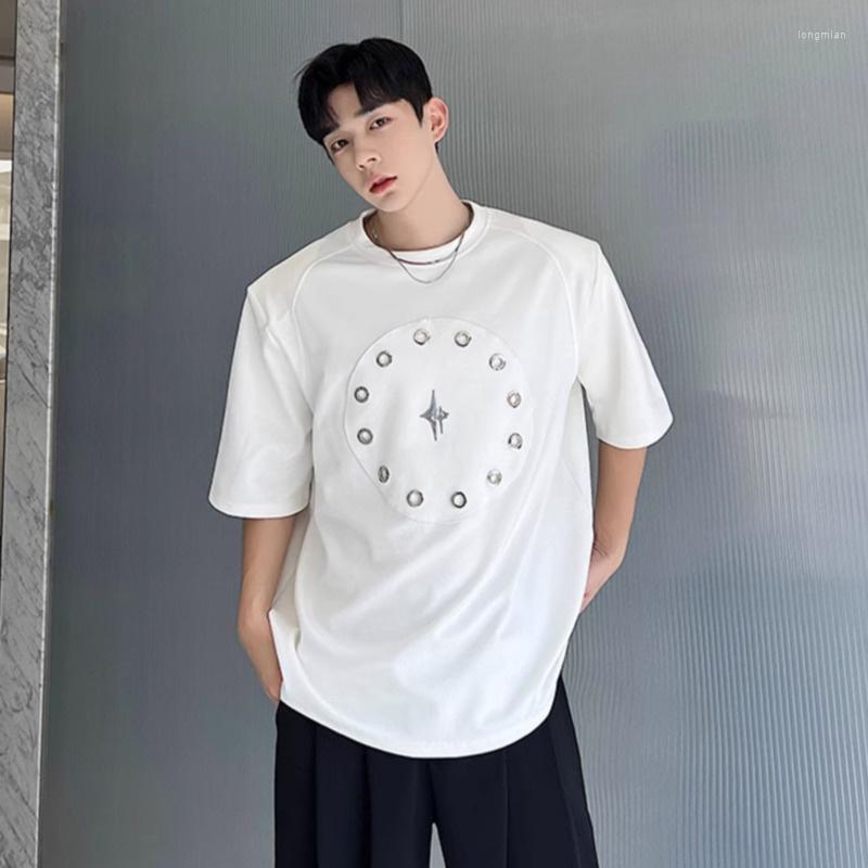Men's T Shirts SYUHGFA 2023 Summer Metal Shoulder Pad Niche Men's Casual Short Sleeve T-shirts Loose Round Collar Top Male Korean Style, Black
Men's T Shirts SYUHGFA 2023 Summer Metal Shoulder Pad Niche Men's Casual Short Sleeve T-shirts Loose Round Collar Top Male Korean Style, Black