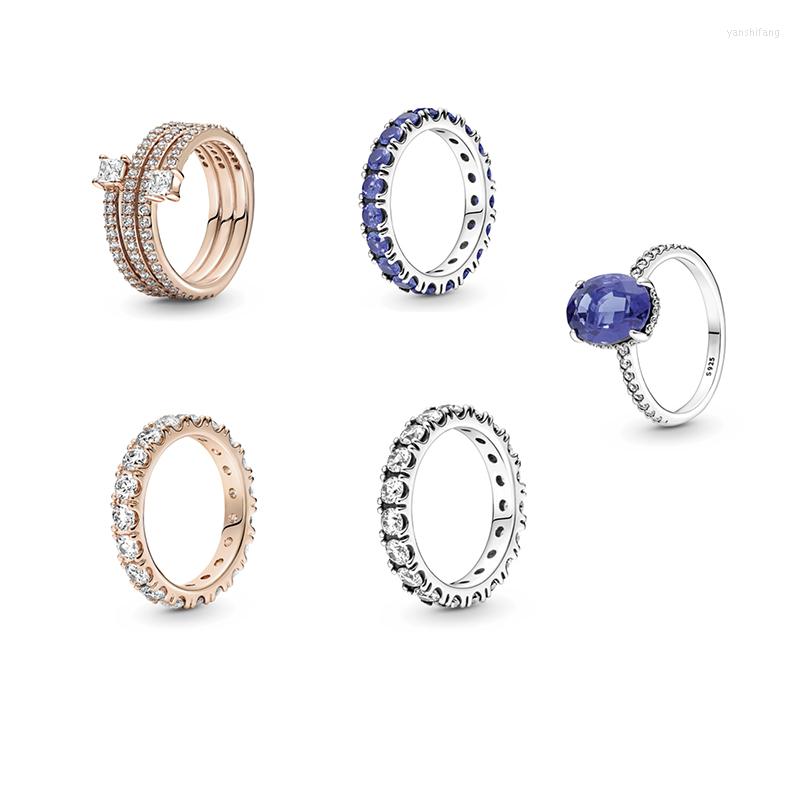 Cluster Rings 2023 Winter Fashion High Quality S925 Sterling Silver Zircon Ring Series Exquisite Temperament Female Party Jewelry
Cluster Rings 2023 Winter Fashion High Quality S925 Sterling Silver Zircon Ring Series Exquisite Temperament Female Party Jewelry