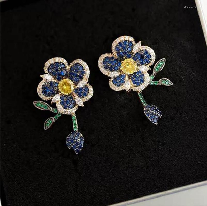 Stud Earrings Japanese Korean Sweet Blue Pink Zircon Flower Leaf Elegant Women Tender Floral Delicate Romantic Classic Gift Jewelry
Stud Earrings Japanese Korean Sweet Blue Pink Zircon Flower Leaf Elegant Women Tender Floral Delicate Romantic Classic Gift Jewelry
