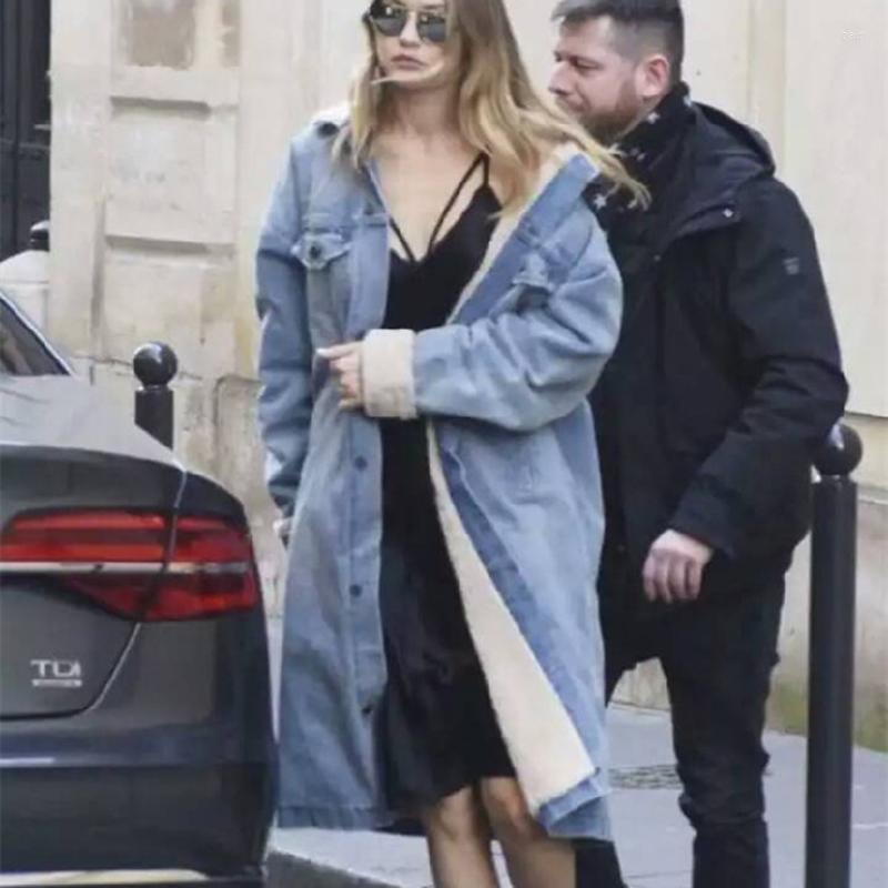 Women' Trench Coats BF Women' Winter Coat Denim Clothing Thickened Jackets Lamb Wool Warm Women Cotton Parka Long Casual Loose Outwear, Blue
Women' Trench Coats BF Women' Winter Coat Denim Clothing Thickened Jackets Lamb Wool Warm Women Cotton Parka Long Casual Loose Outwear, Blue