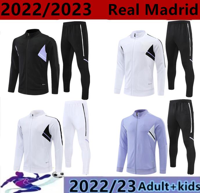kids Soccer kits Tracksuits Sets Real madrids TRACKSUIT set 22 23 men and kids football kit chandal futbol survetement madrides TRAINING suit soccer jacket 
kids Soccer kits Tracksuits Sets Real madrids TRACKSUIT set 22 23 men and kids football kit chandal futbol survetement madrides TRAINING suit soccer jacket