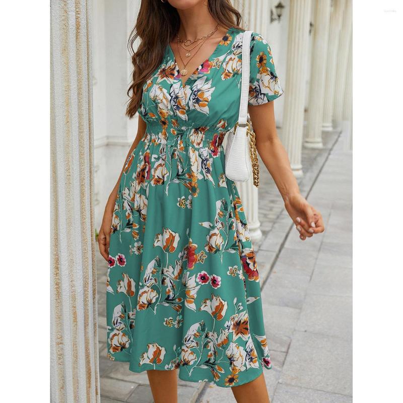 Party Dresses 2023 Summer Chic Women Green Print Slim Long Dress Casual Beach Boho Style Streetwear
Party Dresses 2023 Summer Chic Women Green Print Slim Long Dress Casual Beach Boho Style Streetwear