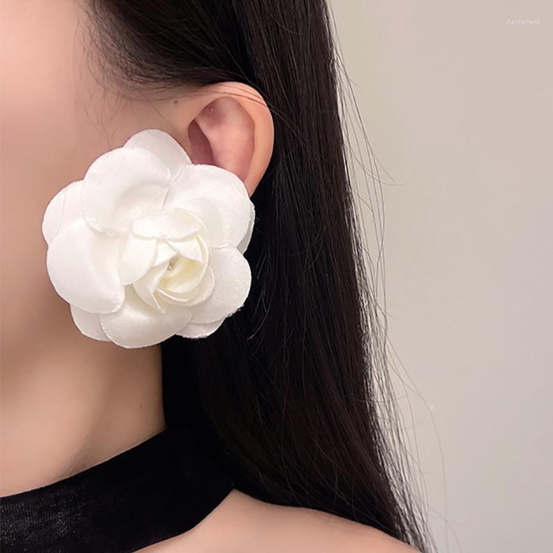 Dangle Earrings PuRui Elegant Big Flower For Women With Imitation Pearl Velvet Drop Vintage Jewelry Y2k Accessories Girls
Dangle Earrings PuRui Elegant Big Flower For Women With Imitation Pearl Velvet Drop Vintage Jewelry Y2k Accessories Girls