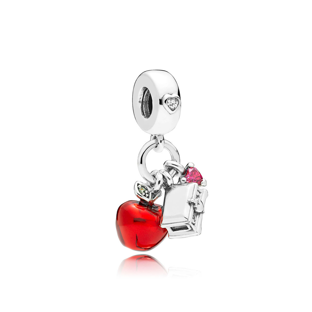 925 Sterling Silver Charm Spring Pendant and DIY Bracelet Necklace Jewelry Gift Carving Suitable for Female Jewelry Free Delivery