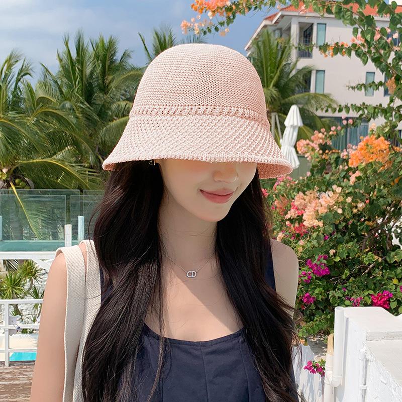 Berets Hollow Out Breathable Knitted Bucket Hat Female Ins Fashion Fisherman Basin Cap Beach Summer Hats For Women, Black
Berets Hollow Out Breathable Knitted Bucket Hat Female Ins Fashion Fisherman Basin Cap Beach Summer Hats For Women, Black