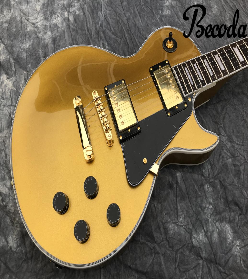 China Becoda OEM shop Electric Guitar Gold color and Gold hardware maple wood top6195579
China Becoda OEM shop Electric Guitar Gold color and Gold hardware maple wood top6195579