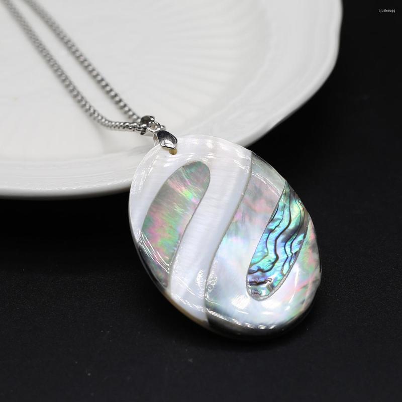 Pendant Necklaces Natural Abalone Stripes Shell Necklace Oval Shape For Women Men Jewelry Trendy Gift
Pendant Necklaces Natural Abalone Stripes Shell Necklace Oval Shape For Women Men Jewelry Trendy Gift