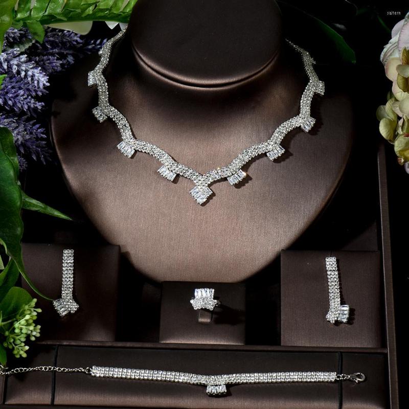 Necklace Earrings Set Fashion Shiny Side Cubic Zirconia Accessories Irregular Necklaces Rings For Women Simple Style Gift Jewelry N-1511, Picture shown
Necklace Earrings Set Fashion Shiny Side Cubic Zirconia Accessories Irregular Necklaces Rings For Women Simple Style Gift Jewelry N-1511, Picture shown