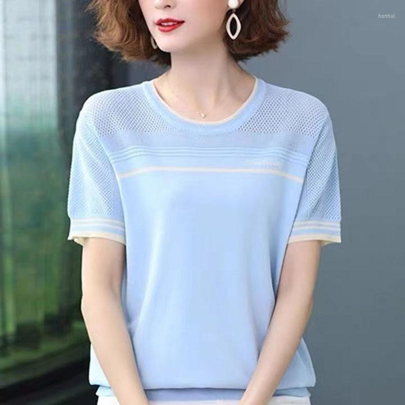 Women's Blouses Fashion O-Neck Spliced Letter Short Sleeve Hollow Out Blouse Women's Clothing 2023 Summer Oversized Casual Tops Korean, Blue
Women's Blouses Fashion O-Neck Spliced Letter Short Sleeve Hollow Out Blouse Women's Clothing 2023 Summer Oversized Casual Tops Korean, Blue