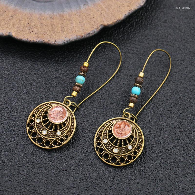 Dangle Earrings Retro Creative Bohemian Round Women's Oil Drop Beaded Fashion Women Ear Buckle Studs Wholesale
Dangle Earrings Retro Creative Bohemian Round Women's Oil Drop Beaded Fashion Women Ear Buckle Studs Wholesale