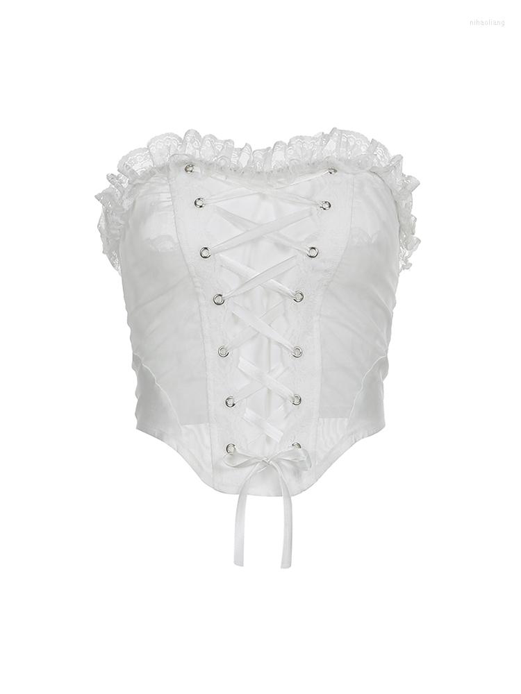 Women' Tanks 2023 Summer Women Fashion Gyaru Slim Lace Up Tank Coquette Crop Tube Top Y2k Streetwear 2000s Aesthetic Design Tide Sexy, White
Women' Tanks 2023 Summer Women Fashion Gyaru Slim Lace Up Tank Coquette Crop Tube Top Y2k Streetwear 2000s Aesthetic Design Tide Sexy, White