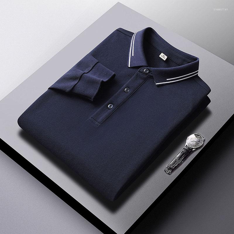 Men's Polos High Quality Men Polo Shirt Male Casual Business Tops Solid Shirts Mens Long Sleeve Homme Fashion Korean Slim, Black
Men's Polos High Quality Men Polo Shirt Male Casual Business Tops Solid Shirts Mens Long Sleeve Homme Fashion Korean Slim, Black