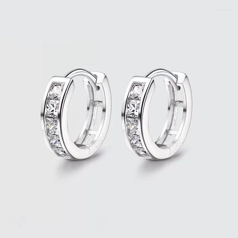 Hoop Earrings 925 Sterling Silver Shiny Zircon Simple Temperament Exquisite Semale Sexy Jewelry Gift
Hoop Earrings 925 Sterling Silver Shiny Zircon Simple Temperament Exquisite Semale Sexy Jewelry Gift
