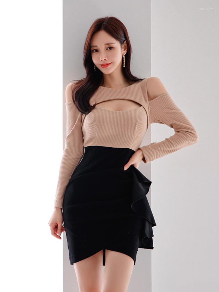 Casual Dresses Spring Autumn Fashion Women Evening Dress Chic Sexy Off-Shoulder Hollow Slim Mini Party Street Clothes Mujer Vestidos, Black
Casual Dresses Spring Autumn Fashion Women Evening Dress Chic Sexy Off-Shoulder Hollow Slim Mini Party Street Clothes Mujer Vestidos, Black