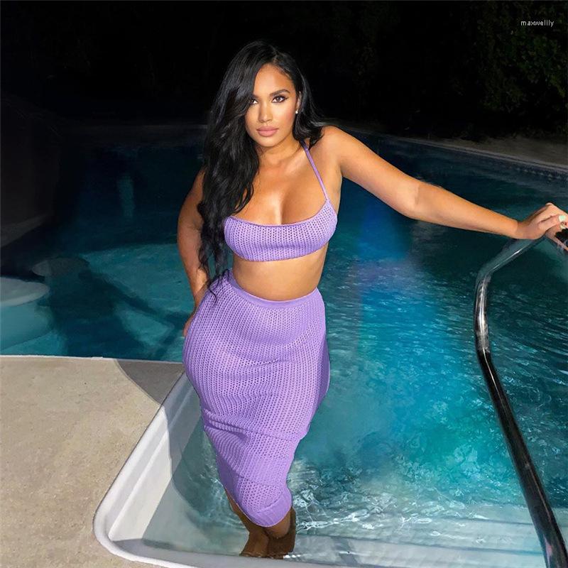 Work Dresses Europe And America 2023 Summer Women's Sexy Hollow Out Knitted Strap Tank Top High Waist Display Wrapped Hip Long Dress Set, Purple
Work Dresses Europe And America 2023 Summer Women's Sexy Hollow Out Knitted Strap Tank Top High Waist Display Wrapped Hip Long Dress Set, Purple
