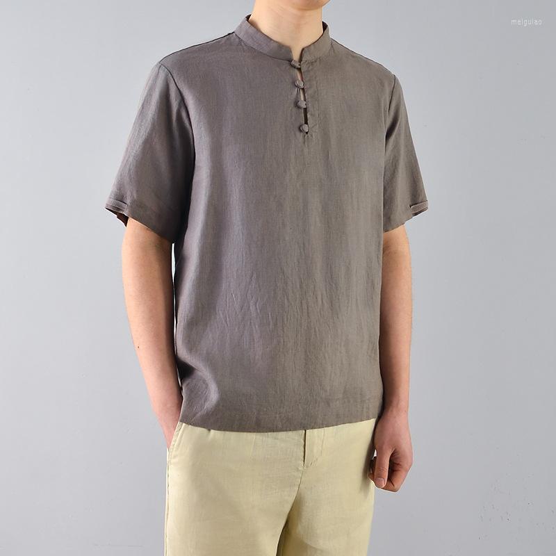 Ethnic Clothing Chinese Style Men Tang Suit Cotton Linen Retro Leisure Pullover Shirt Oriental Traditional Costume Adult Boy Short Sleeve
Ethnic Clothing Chinese Style Men Tang Suit Cotton Linen Retro Leisure Pullover Shirt Oriental Traditional Costume Adult Boy Short Sleeve