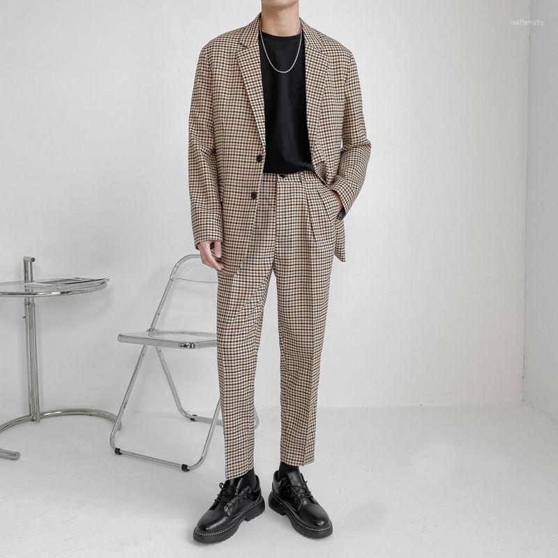 Men's Suits C Y High Quality Summer Men's Plaid Print Vintage Two Piece Suit Set For Men 2023 Single Breasted Long Sleeve Blazer 9Y8069, Black
Men's Suits C Y High Quality Summer Men's Plaid Print Vintage Two Piece Suit Set For Men 2023 Single Breasted Long Sleeve Blazer 9Y8069, Black