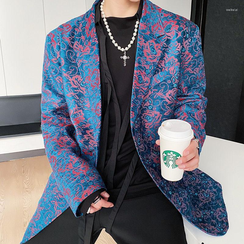 Men's Suits C Y Embroidery Long Sleeve Blue Men's Blazers 2023 Korean Fashion Jacquard Fabric Suit Coat British Silhouette Clothing, 9y4670
Men's Suits C Y Embroidery Long Sleeve Blue Men's Blazers 2023 Korean Fashion Jacquard Fabric Suit Coat British Silhouette Clothing, 9y4670