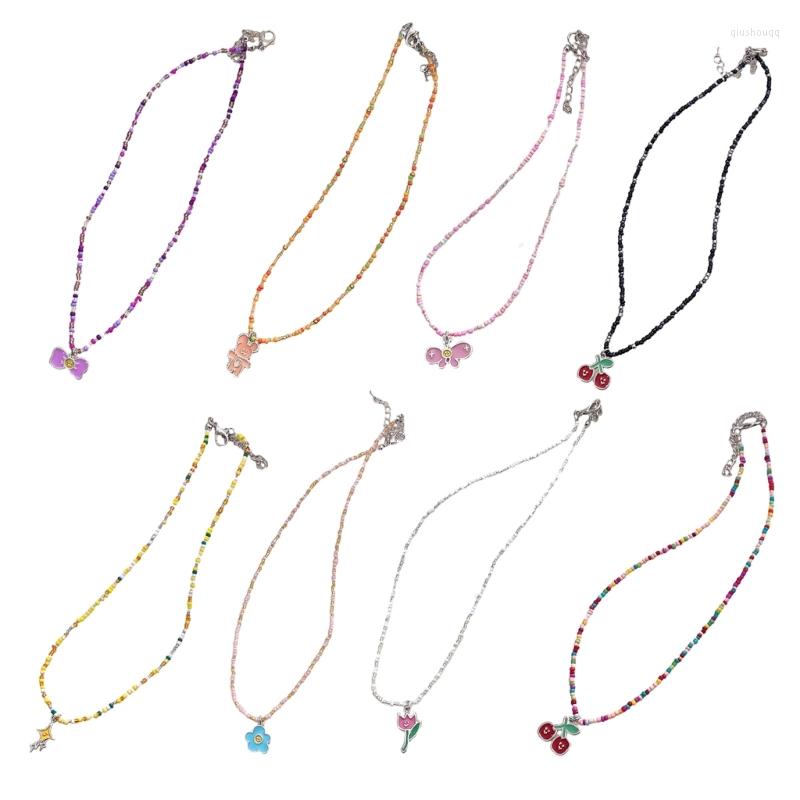 Pendant Necklaces Egirl Jewelry Cool Colorful Beads Necklace DIY Fashion Charm Choker Y2K For Women Punk Accessory
Pendant Necklaces Egirl Jewelry Cool Colorful Beads Necklace DIY Fashion Charm Choker Y2K For Women Punk Accessory