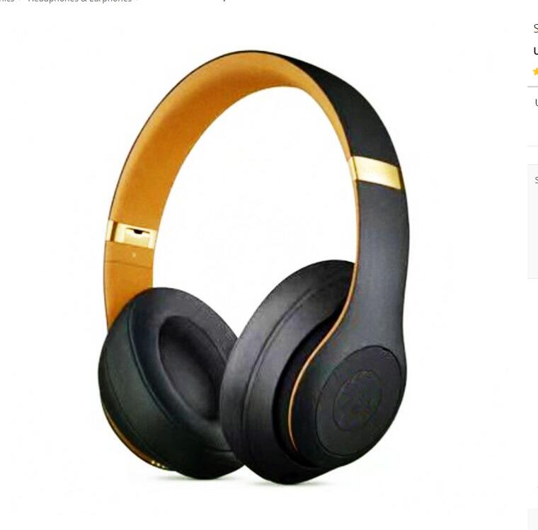 wireless headphones stereo bluetooth ST3.0 headsets foldable earphone animation showing1