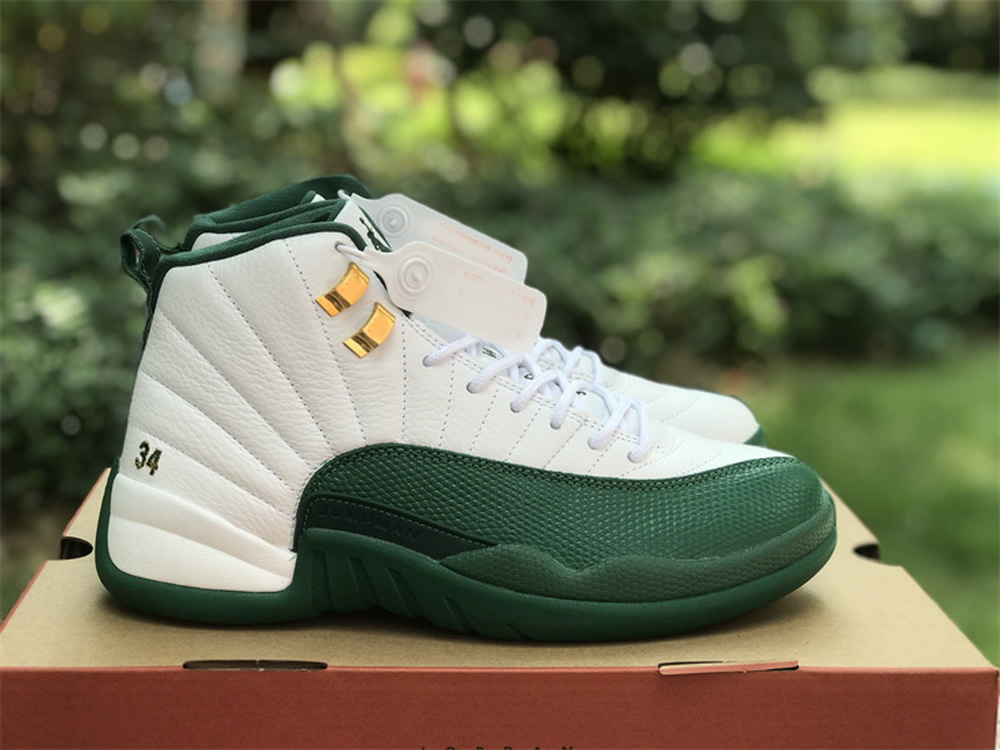 Authentic 12 PE Ray Allen 12s Men Basketball Shoes White Green 136001-063 Sport Trainers Sneakers with Box, #1
Authentic 12 PE Ray Allen 12s Men Basketball Shoes White Green 136001-063 Sport Trainers Sneakers with Box, #1