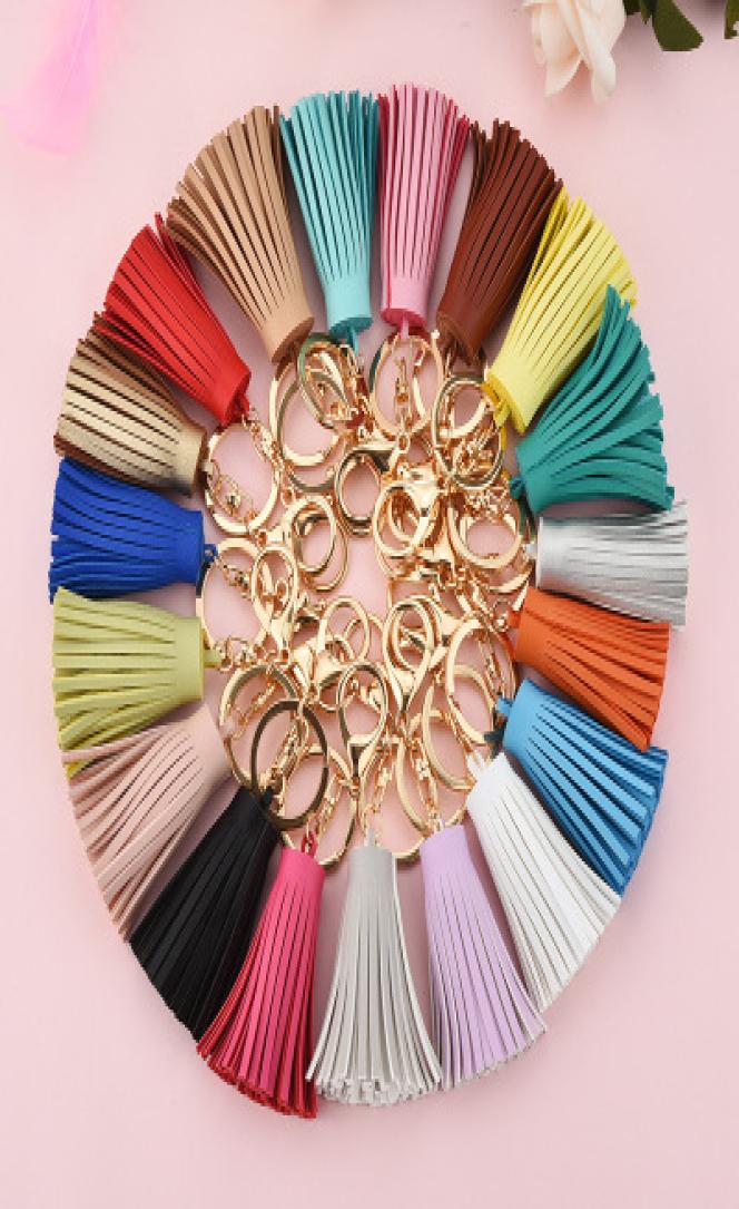 New Fashion Women Casual Triple pu Leather Tassels Women Keychain Bag Pendant Alloy Car Key Chain Ring Holder Trendy Jewelry8671179
New Fashion Women Casual Triple pu Leather Tassels Women Keychain Bag Pendant Alloy Car Key Chain Ring Holder Trendy Jewelry8671179