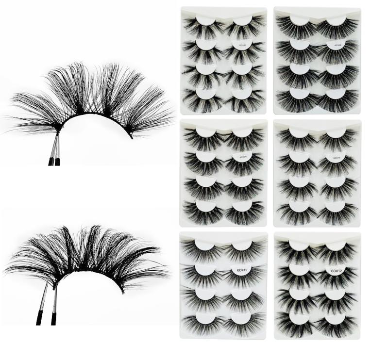 4 pairs of laser boxes with 6D 25mm mink eyelash extensions and thick lashes 10 styles can choose8005155
4 pairs of laser boxes with 6D 25mm mink eyelash extensions and thick lashes 10 styles can choose8005155
