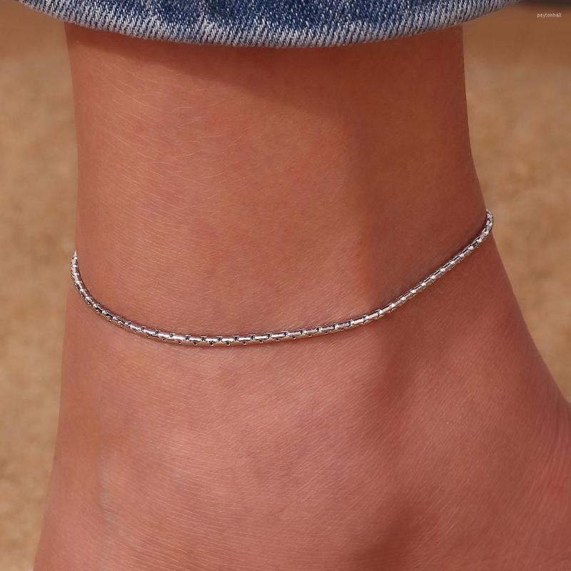 Anklets Summer Beach Accessories Foot Bracelet On The Leg Silver Color Stainless Steel Chain For Women Boho Jewelry
Anklets Summer Beach Accessories Foot Bracelet On The Leg Silver Color Stainless Steel Chain For Women Boho Jewelry