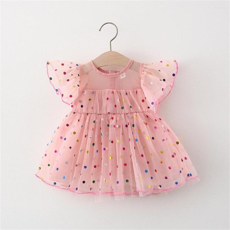 Girl Dresses Summer Infant Baby Girls Short Sleeves Sweet Mesh Dress Colorful Clothing Flying Sleeve Princess Kids Clothes, Beige
Girl Dresses Summer Infant Baby Girls Short Sleeves Sweet Mesh Dress Colorful Clothing Flying Sleeve Princess Kids Clothes, Beige