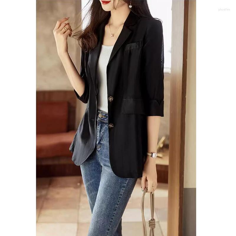 Women' Suits Sunscreen Clothing Women Summer Thin Jacket Blazer Bracelet Sleeve Korean Fashion Casual Loose Streetwear Outwear Chiffon Coat, Green
Women' Suits Sunscreen Clothing Women Summer Thin Jacket Blazer Bracelet Sleeve Korean Fashion Casual Loose Streetwear Outwear Chiffon Coat, Green