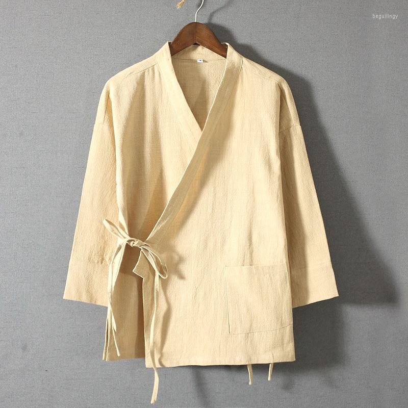 Ethnic Clothing Men Linen Shirts Long Sleeve Chinese Style Mandarin Collar Traditional Clothes Casual Tangsuit Plus Size Hanfu 30309
Ethnic Clothing Men Linen Shirts Long Sleeve Chinese Style Mandarin Collar Traditional Clothes Casual Tangsuit Plus Size Hanfu 30309