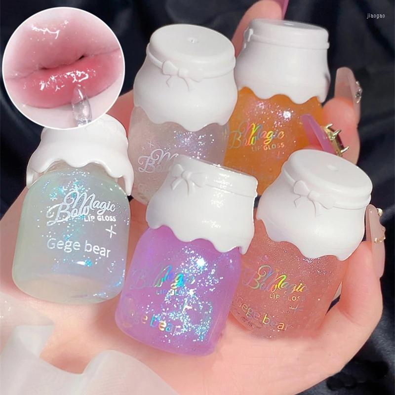 Lip Gloss Crystal Jelly Oil Hydrating Plumping Cute Milk Jar Lipstick Tinted Clear Serum Fruit Cosmetics Makeup, 1c
Lip Gloss Crystal Jelly Oil Hydrating Plumping Cute Milk Jar Lipstick Tinted Clear Serum Fruit Cosmetics Makeup, 1c
