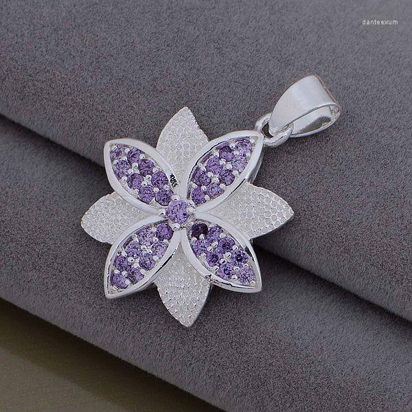 Pendant Necklaces AN1001 Sterling Necklace Fashion Jewelry Purple Petals /hoeaqfla Bsqakjxa Silver Color
Pendant Necklaces AN1001 Sterling Necklace Fashion Jewelry Purple Petals /hoeaqfla Bsqakjxa Silver Color