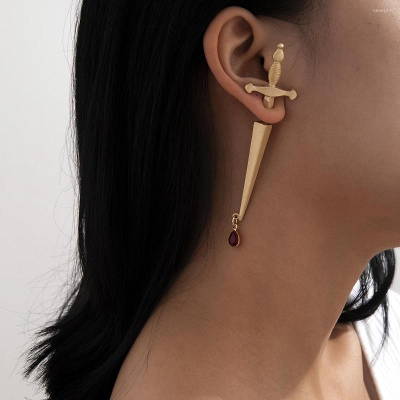 Stud Earrings 1PC Cool Long Sword Female Punk Ear Hoops Fashion Red Water Drop Cross Dangle Earring Gothic Mystical Unique
Stud Earrings 1PC Cool Long Sword Female Punk Ear Hoops Fashion Red Water Drop Cross Dangle Earring Gothic Mystical Unique