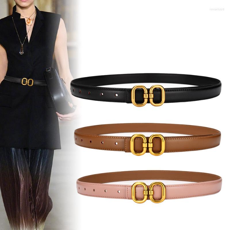 Belts Fashion PU Leather Women Belt Double Circle Metal Buckle Waist Female Leisure Dress Jeans Thin, Brown
Belts Fashion PU Leather Women Belt Double Circle Metal Buckle Waist Female Leisure Dress Jeans Thin, Brown