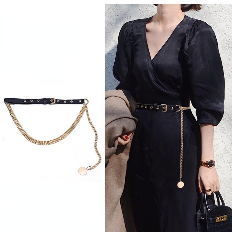 Belts High Quality PU Leather Fashion Ladies Punk Style Chain Thin Belt Suit Dress Decoration For Women Luxury Designer Brand, Black
Belts High Quality PU Leather Fashion Ladies Punk Style Chain Thin Belt Suit Dress Decoration For Women Luxury Designer Brand, Black