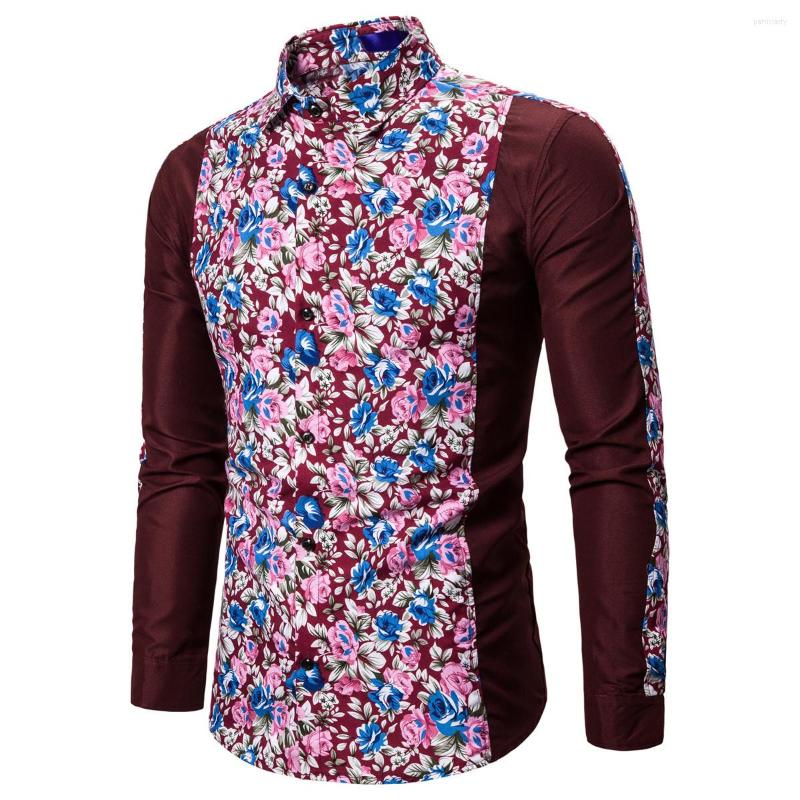 Men' Casual Shirts Printed Men' Patchwork Long-sleeved Shirt Autumn And Winter 2023 Slim European National Style, Black
Men' Casual Shirts Printed Men' Patchwork Long-sleeved Shirt Autumn And Winter 2023 Slim European National Style, Black