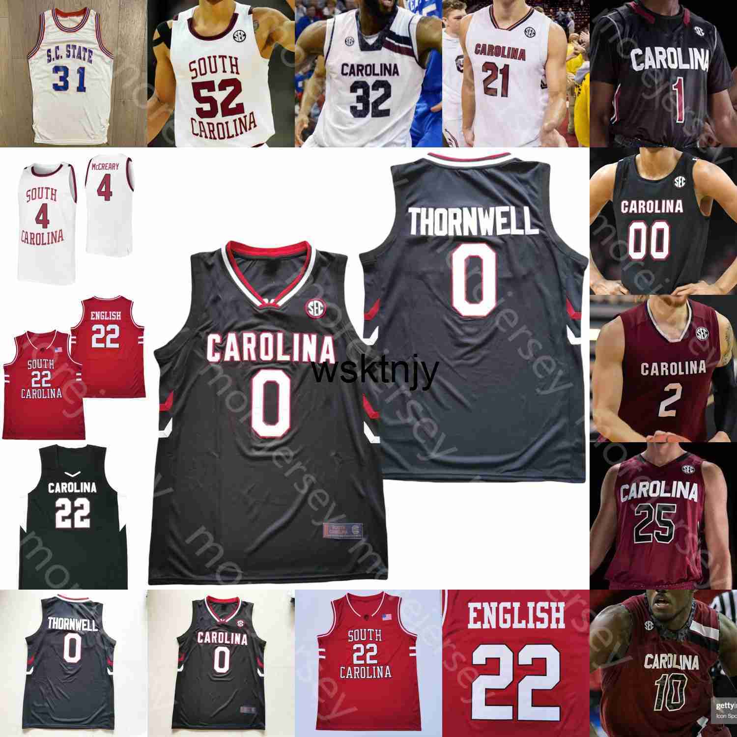 Wsk South Carolina Gamecocks Basketball Jersey NCAA College Alex English Jermaine Couisnard Wildens Leveque Erik Stevenson Keyshawn Bryant Reese V Carter Wilson, White
Wsk South Carolina Gamecocks Basketball Jersey NCAA College Alex English Jermaine Couisnard Wildens Leveque Erik Stevenson Keyshawn Bryant Reese V Carter Wilson, White