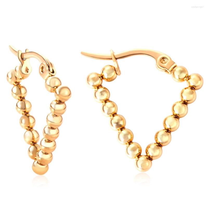 Hoop Earrings Hyperbole Stainless Steel Beaded Triangles For Women Girls Temperament Trendy Fashion Wedding Party Ear Jewelry Gifts
Hoop Earrings Hyperbole Stainless Steel Beaded Triangles For Women Girls Temperament Trendy Fashion Wedding Party Ear Jewelry Gifts