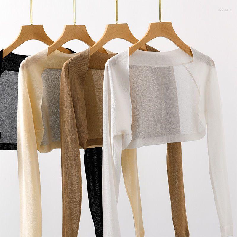 Women' Knits Women Knit Crop Top Long Sleeve Shrug Sweater Mesh Cover Ups Thin Cardigan Streetwear Cape Summer Shawl, Black
Women' Knits Women Knit Crop Top Long Sleeve Shrug Sweater Mesh Cover Ups Thin Cardigan Streetwear Cape Summer Shawl, Black