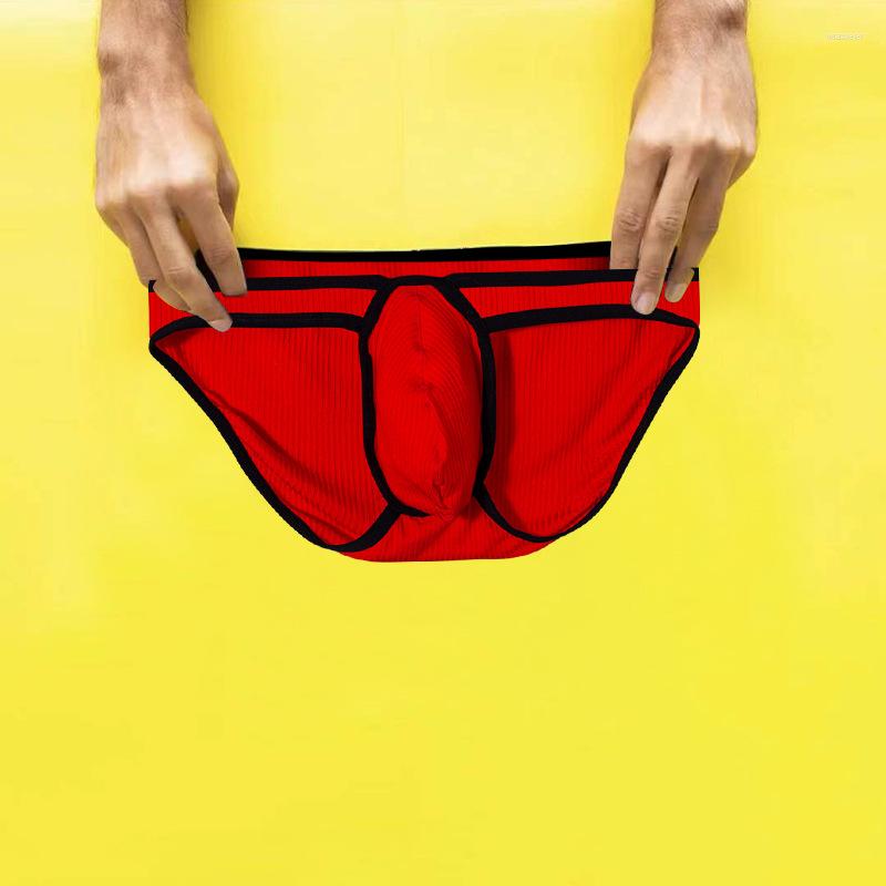 Underpants ADANNU Men's Underwear Low Waist Sexy Triangle Pants Protruding Pocket AD7212, Red
Underpants ADANNU Men's Underwear Low Waist Sexy Triangle Pants Protruding Pocket AD7212, Red